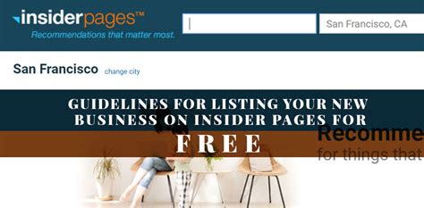 insider pages business listing|new business directory.
